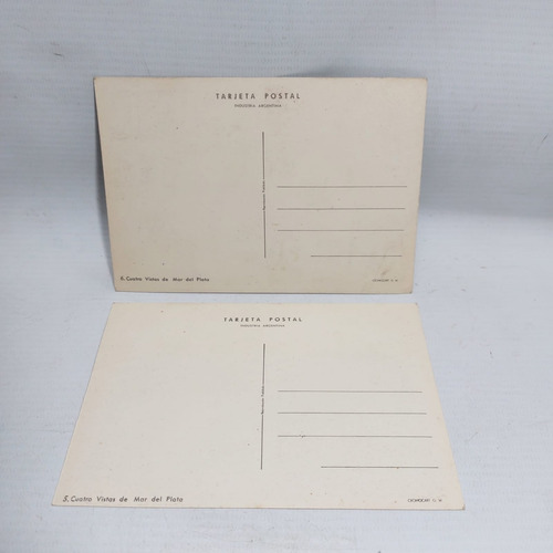 Antiguas Postales Mar Del Plata 1940/58 Lote X 10 Mag 64696 (Usado)