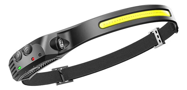 Aidewns Faro Linterna Frontal Recargable LED COB 1000lm Sensor Luz Blanca