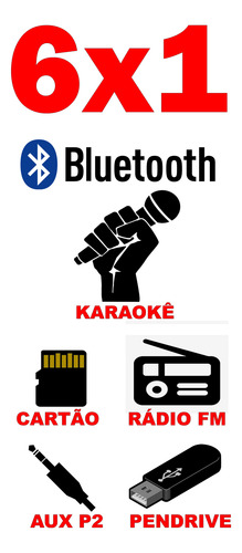 Maquina Karaoke Caixinha 6 X 1 Com Tela 17 Polegadas Roxa