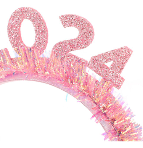 Diademas De Fiesta De Año Nuevo 2024 Con Purpurina H, 4 Unid