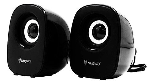 Bocina Nubwo Cráneo NS-38 con bluetooth negra