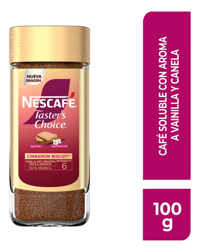 Café Soluble Nescafé Taster's Choice Cinnamon Biscuit 100g