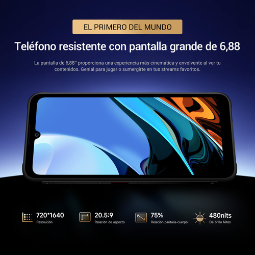 Fossibot F112 Pro Dual Sim 256 GB 24 GB RAM Negro