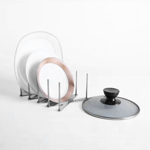 Estante Ajustable De Acero Inoxidable Para Tapas Y Platos Pa