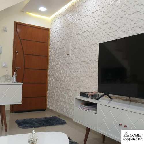 Imagem 3 de 18 de Apartamento Para A Venda No Bairro Vila Alzira Em Santo André - Sp . - Ap01405 - 69427286