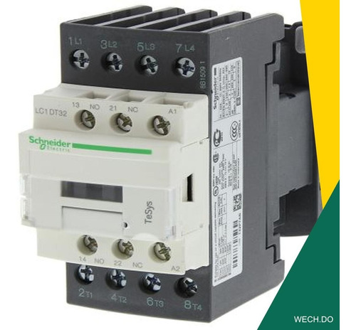 Contactor Schneider Lc1d12 12amp, Bobina 24v/110v/220v/440v