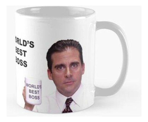 Taza Michael Scott, El Mejor Jefe Del Mundo Calidad Premium