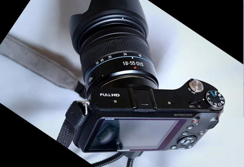 Câmera Samsung Nx210 20mp Full Hd 18-55mm Ois .i Function