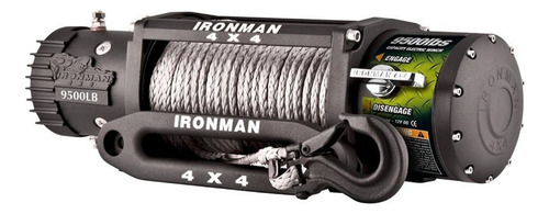 Malacate Ironman 4x4 De 9500lb Con Cuerda Sintética