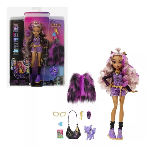 Boneca Monster High Clawdeen Wolf C/ Acessórios E Pet