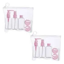 Comprar 2 Kits Viagem Frascos Mala Bolsa Estojo Organizador 6 Peças