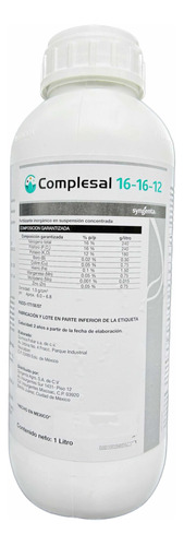 Complesal 16-16-12 Fertilizante Inorganico 1 Litro Syngenta