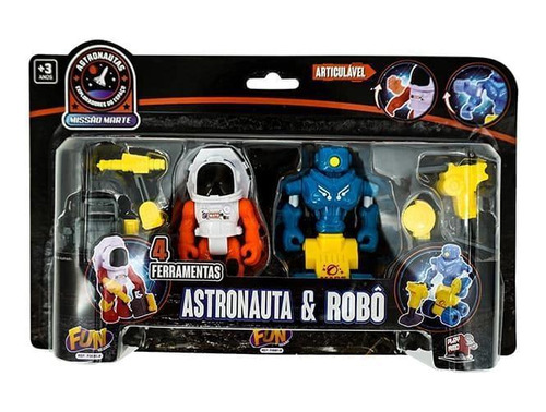 Astronauta Missão Em Marte E Robo Fun Divirta-se F0081-6