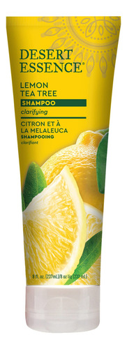 Shampoo Desert Essence Lemon Tea Tree 240 Ml Com Raiz De Mac