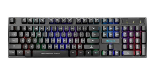 Teclado Gamer Xtrike Me Kb-280 De Membrana Retroiluminado