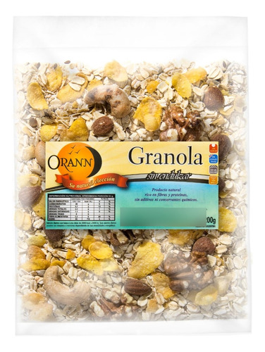 Orann Granola Sin Endulzar X 2kg