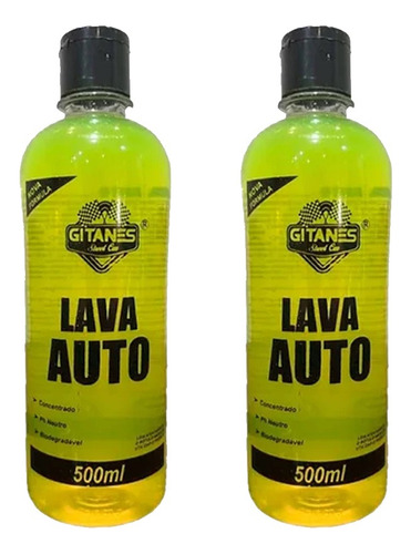 Kit 2 Lava Auto - Cremoso - 500ml - Gitanes