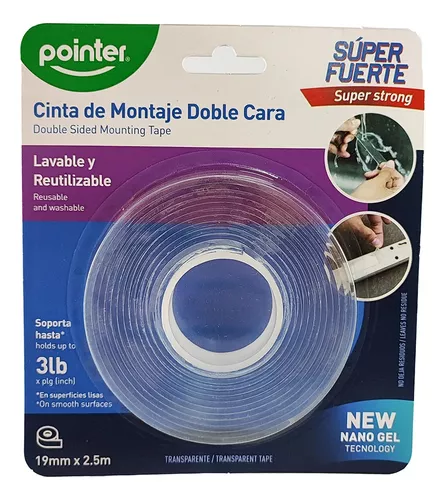 Cinta NANO TAPE Transparente 1 METRO - La Colmena Store