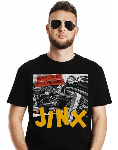 Polera Peter And The Test Tube Babies The Jinx Punk Impresió