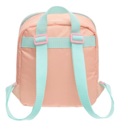 Mochila De Carrinho G Lancheira Pack Me Little Cute Cor Salmão