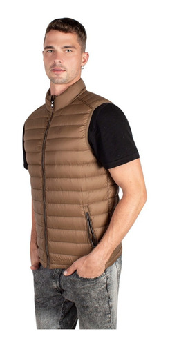Imagen 2 de 6 de Chaleco Hombre Greenlander Vpol7652 Pluma Bolsas Costados