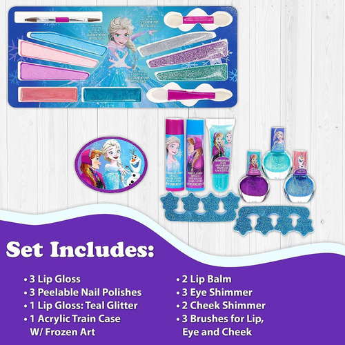 Estuche De Maquillaje Frozen Para Niñas Con Sabores Y Aromas