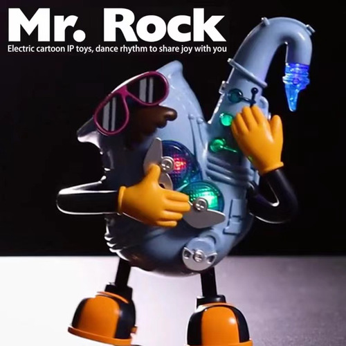 Música Movimiento Robot De Juguete Robot Inteligente Rock