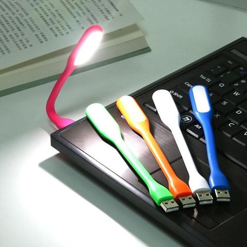 Led Usb Portátil Mini Lanterna Luminária Leitura Notebook Pc