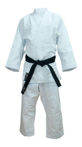 Judogi Shiai Tramado Mediano Blanco Talles 4-8 Judo