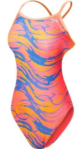 Traje De Baño  Waverider Ttwav7a-671  Talla 32 Pnk/blu Tyr