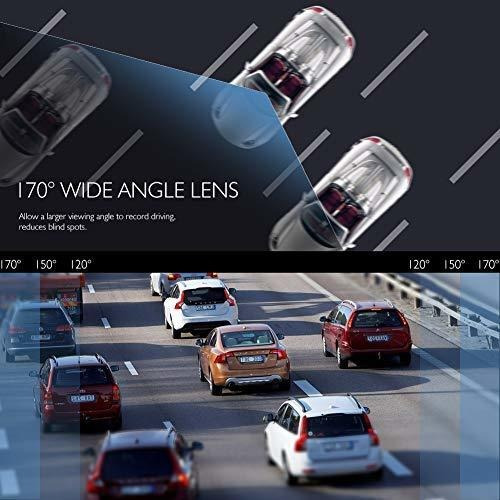 Dragon Touch Dash For Fhd Cam Car Lcd Screen ° Wide Lens Vz
