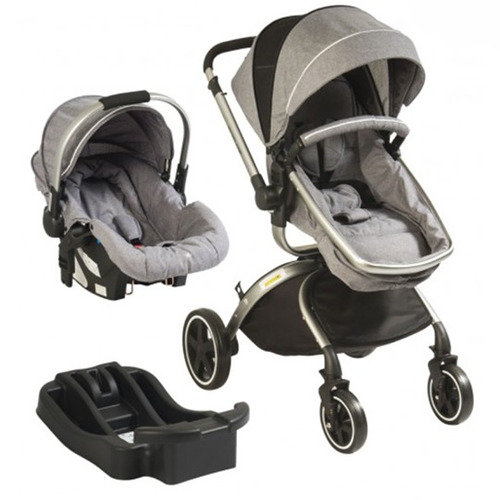 Coche Travel System Baby Kits F80 Gris