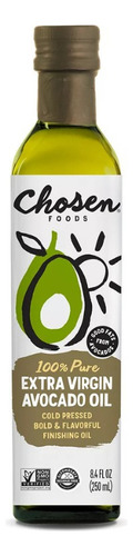 Aceite De Aguacate Extra Virgen 250ml Chosen Foods