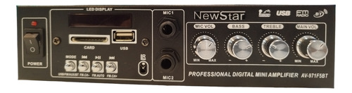 Amplificador De Audio 220v/ 12v Newstar