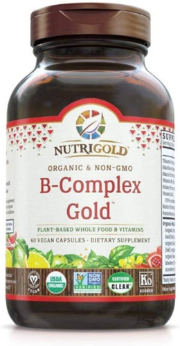 Vitamina B-complex Gold Nutrigold 60 Capsulas Veganas
