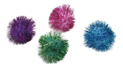 Juguete Pelotas Gato Turbo Assorted Ball Cat Toys Pompones