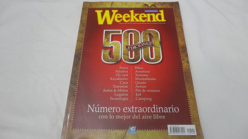 Revista Weekend Nro 500 Mayo  2014- Edicion Especial