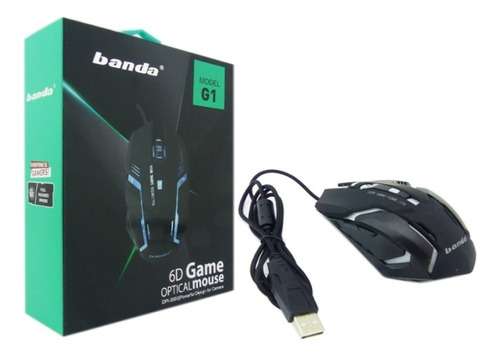 Mouse Gamer De 6 Botones Con  Luces / Marca Banda