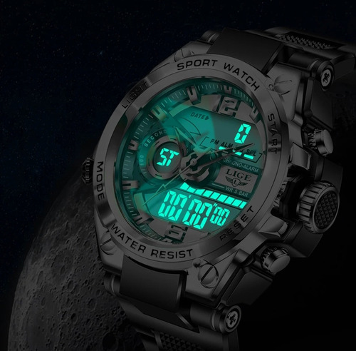 Reloj Digital Deportivo A Prueba De Agua Para Hombre
