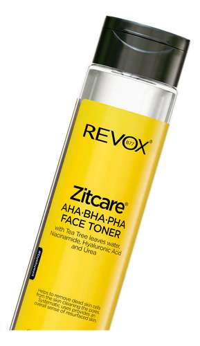 Revox Zitcare Tónico Facial Activo Limpiador X 250ml 3c