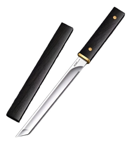 Cuchillo Navaja Militar Tactico Edc Mini Katana + Funda