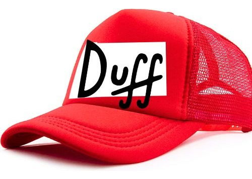 Gorra Impresa Duff Los Simpson Malla Duff Homero Simpsons Duff Unitalla Duff