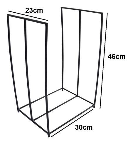 Soporte de metal para leña, soporte para leña, estufa, brasero