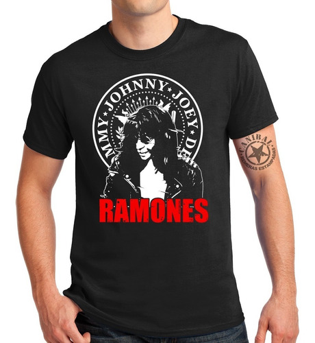 Remeras Ramones Joey Remeras Estampadas Canibal