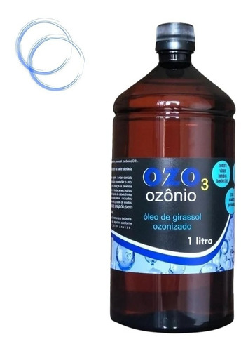 Óleo Ozonizado De Girassol Ozo3 Concentrado 1 Litro C Ozônio