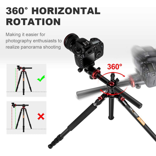 Tripode Para Camara Dslr Universal / Negro | K&f Concept