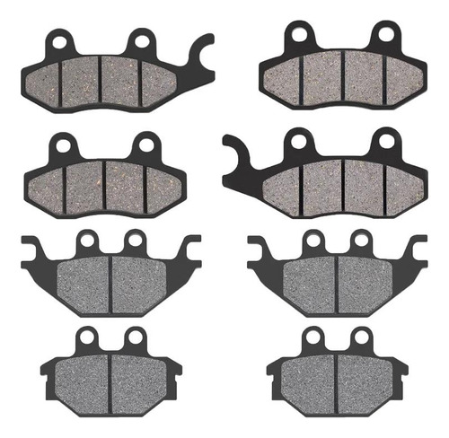 4 Pares Pastillas De Freno Para Kawasaki Atv Kaf820 Kaf1000