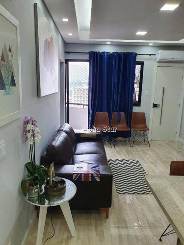 Imagem 14 de 18 de Flat Com 1 Dormitório À Venda, 56 M² Por R$ 530.000,00 - Edifício Le Bouganville - Barueri/sp - Fl0020