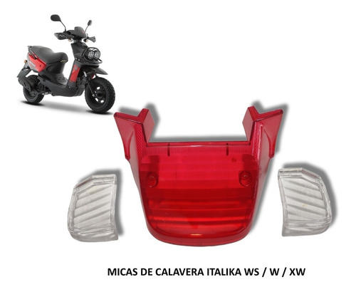 Micas De Calavera Italika Ws / W /xw