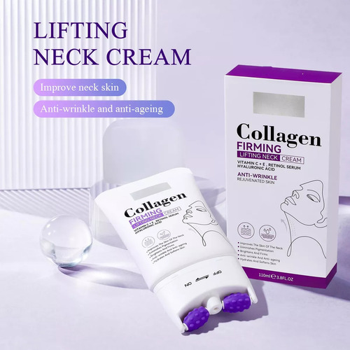 2 Pieces Collagen Firming Neck Cream, Wrinkles